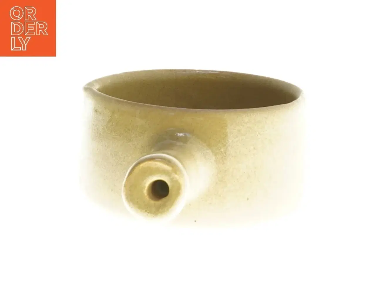 Billede 3 - Gul keramisk kop med håndtag (str. 12x6x19 cm)