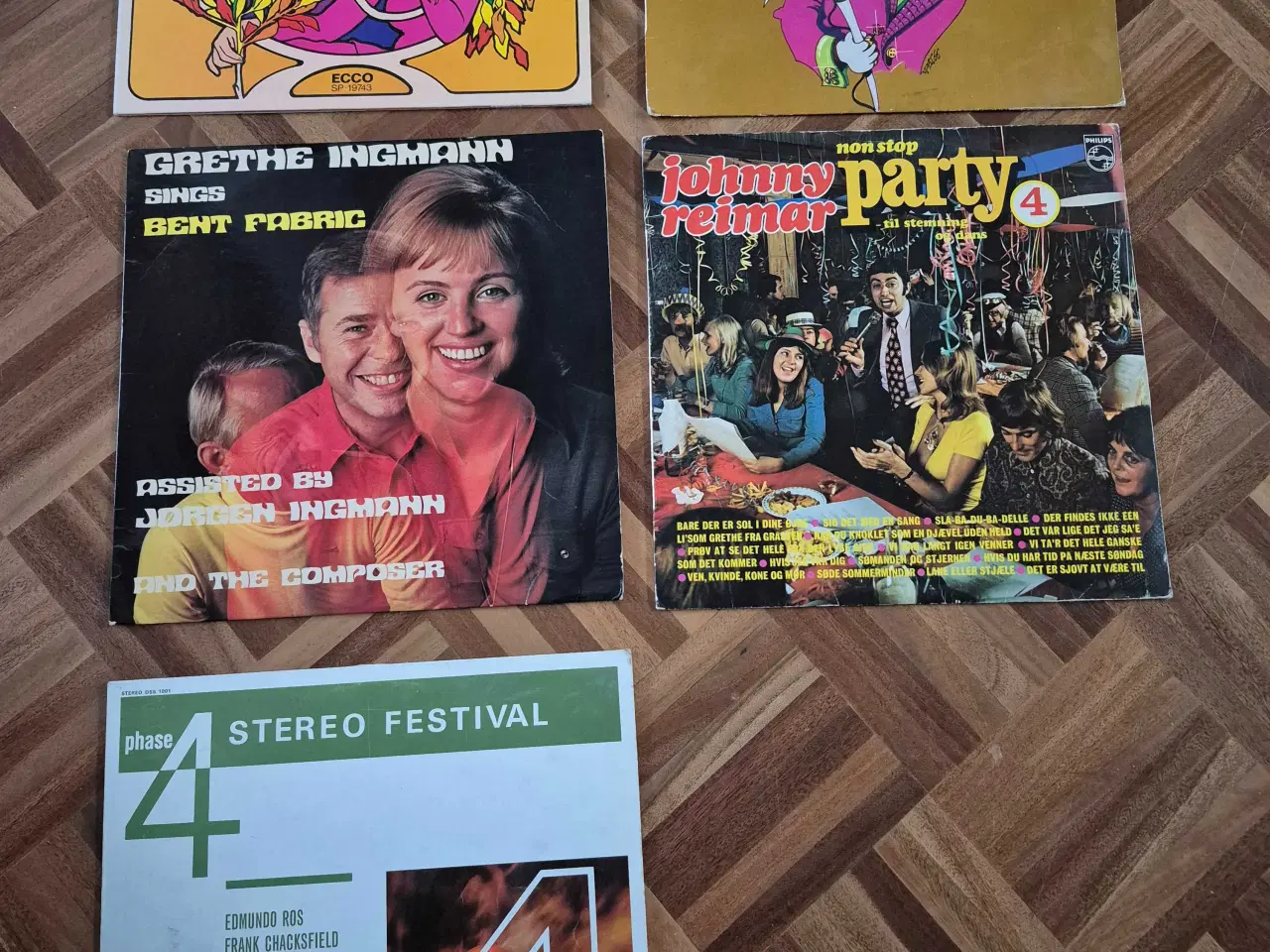 Billede 1 - 5 stk lp plader ældre dabønsk pop