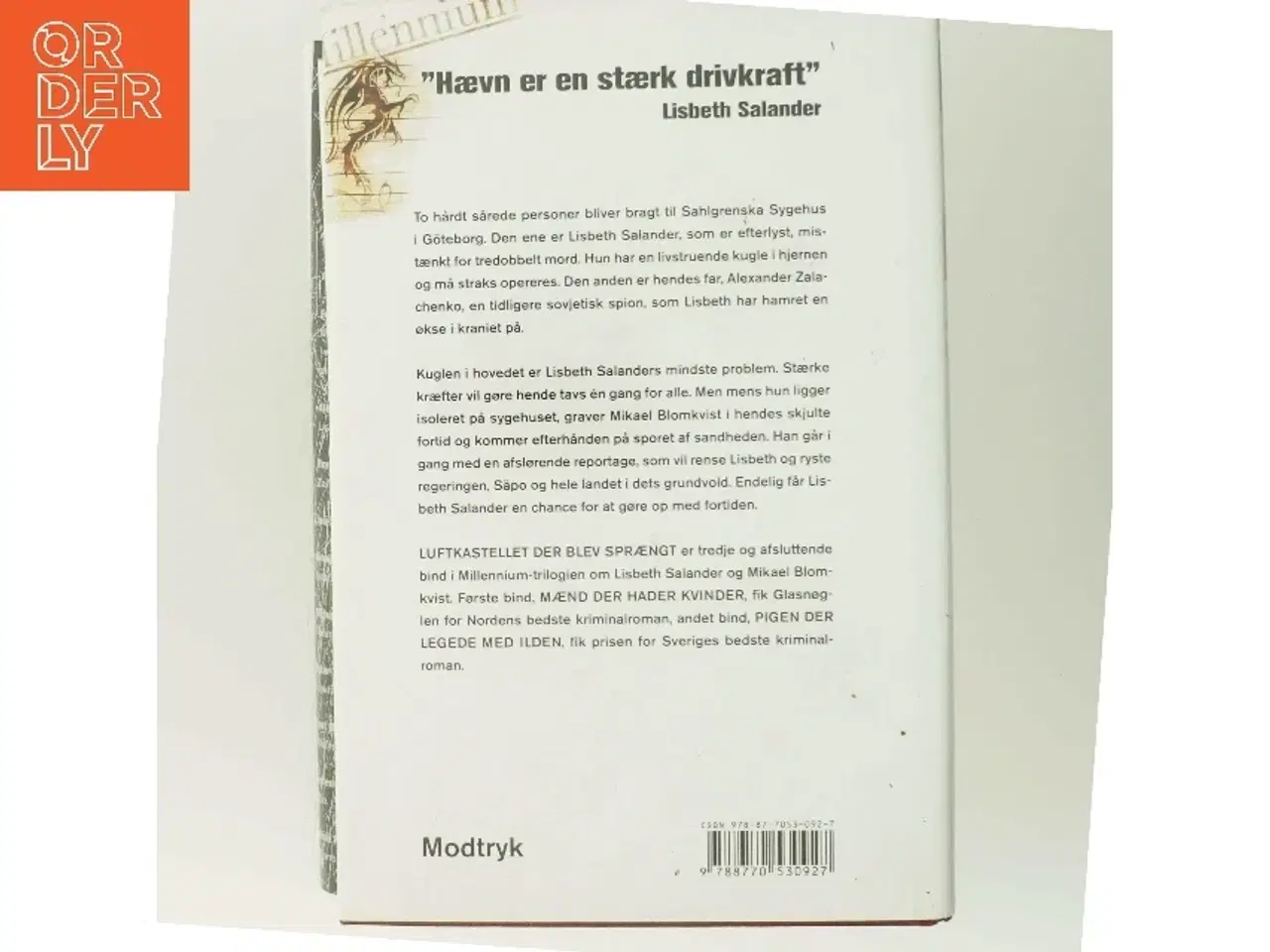 Billede 3 - Luftkastelletderblevsprngt Stir up a Hornets' Nest of Girl. Shi Dige Larsen. the Danish Original. Hardcover](chinese Edition) af Stieg Larsson (Bo