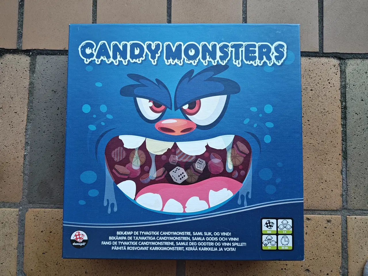 Billede 1 - Candy Monsters Brætspil (DANSK)