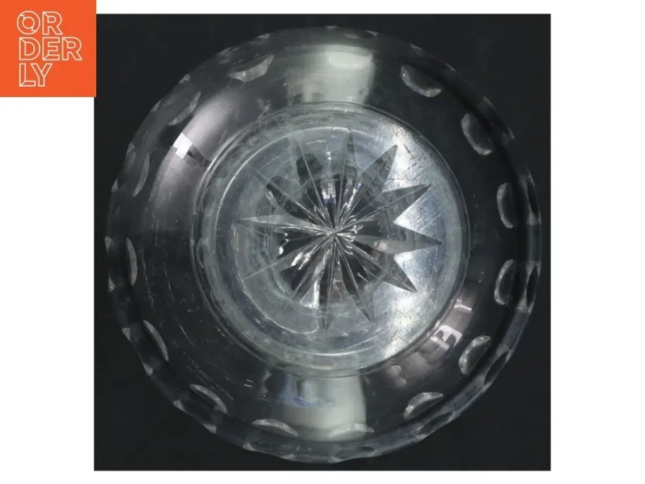 Billede 4 - Krystal karaffel med prop (str. 30 cm. 12 cm i diameter)