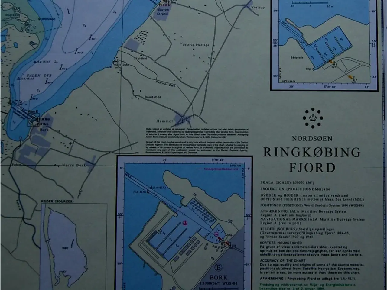 Billede 2 - Dansk Søkort  99 Ringkøbing Fjord