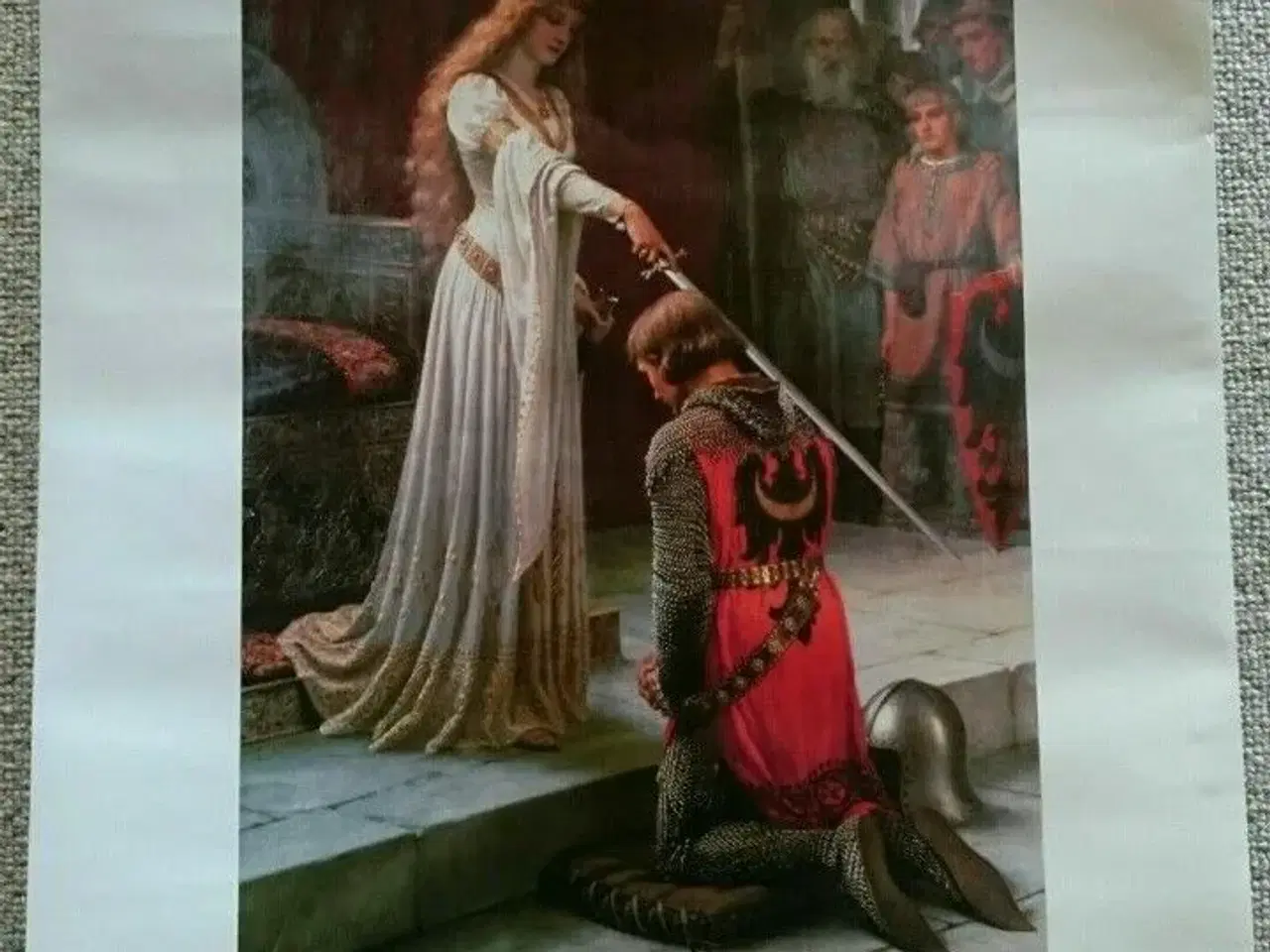 Billede 1 - The Accolade, flot Middelalder-plakat