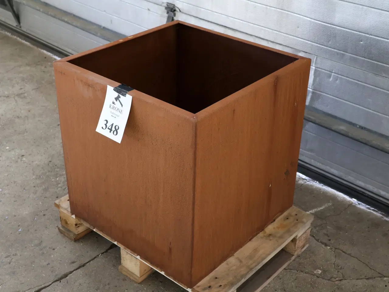 Billede 3 - Plantekasse i 3mm corten stål, 80*80cm H 80cm.