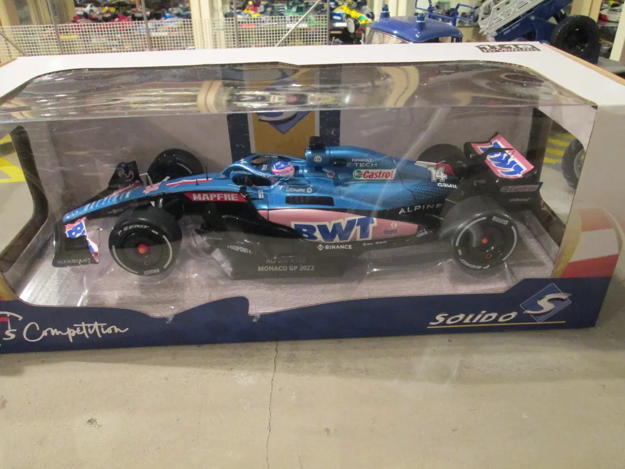 Billede 1 - Modelbil 1:18 Alpine A522  Alonso 