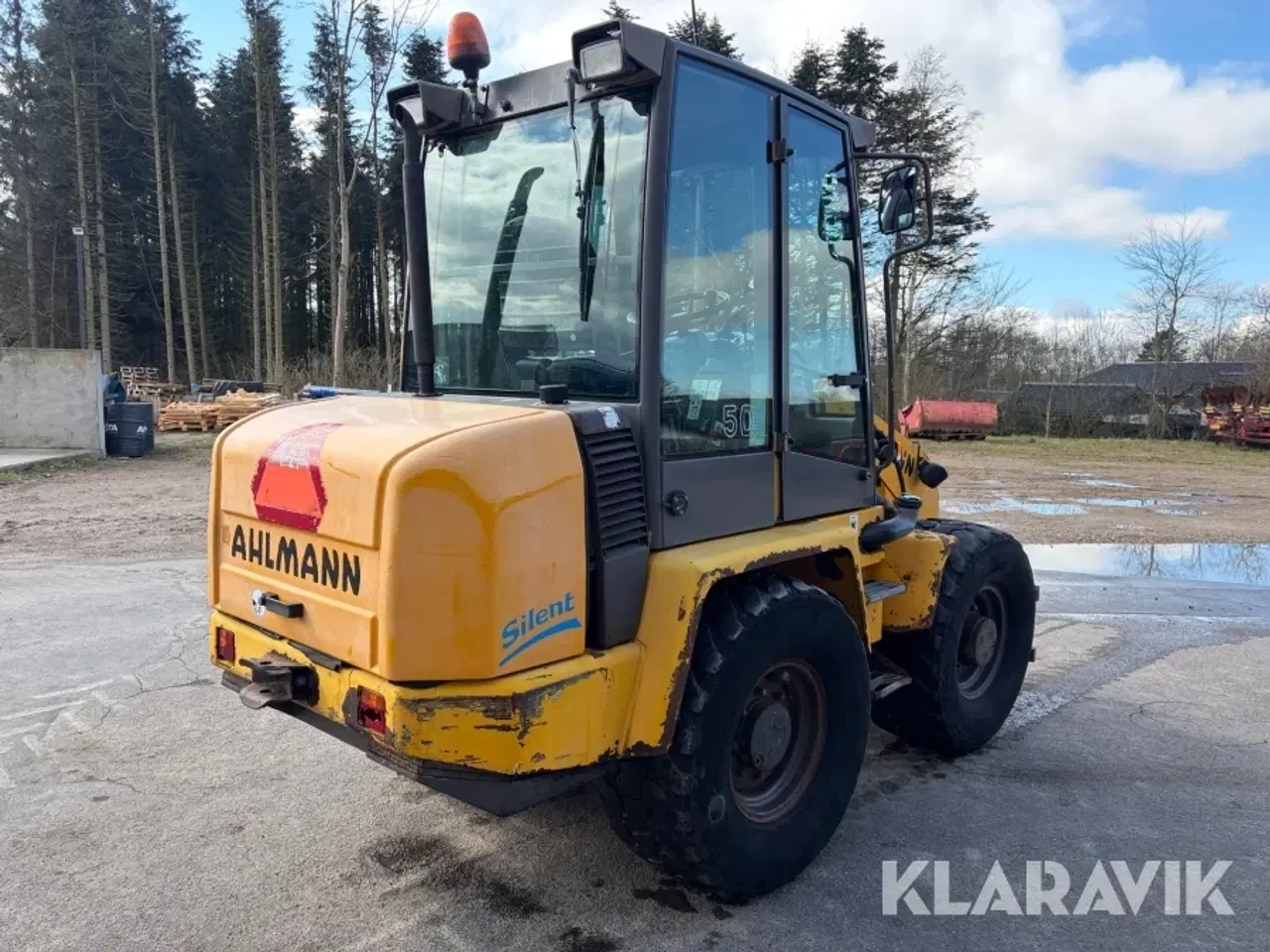 Billede 8 - Minilæsser Ahlmann AS50 med sidetip og Pallegafler