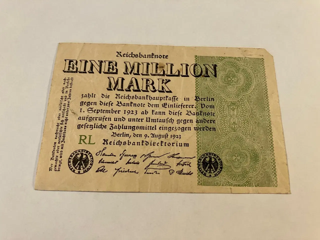 Billede 1 - Eine Million Mark 1923 Germany