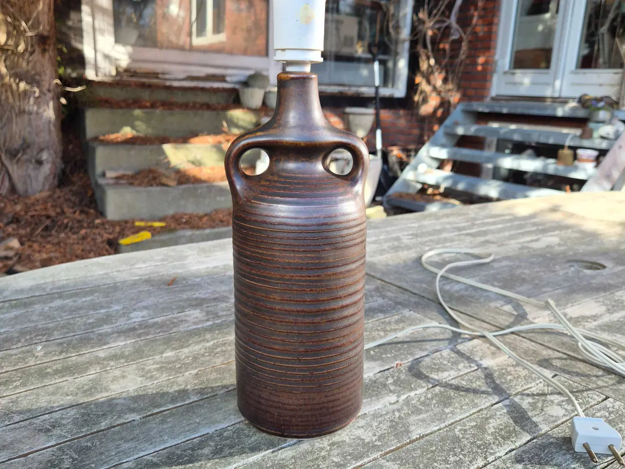 Billede 1 - Smuk keramiklampe fra Knabstrup 