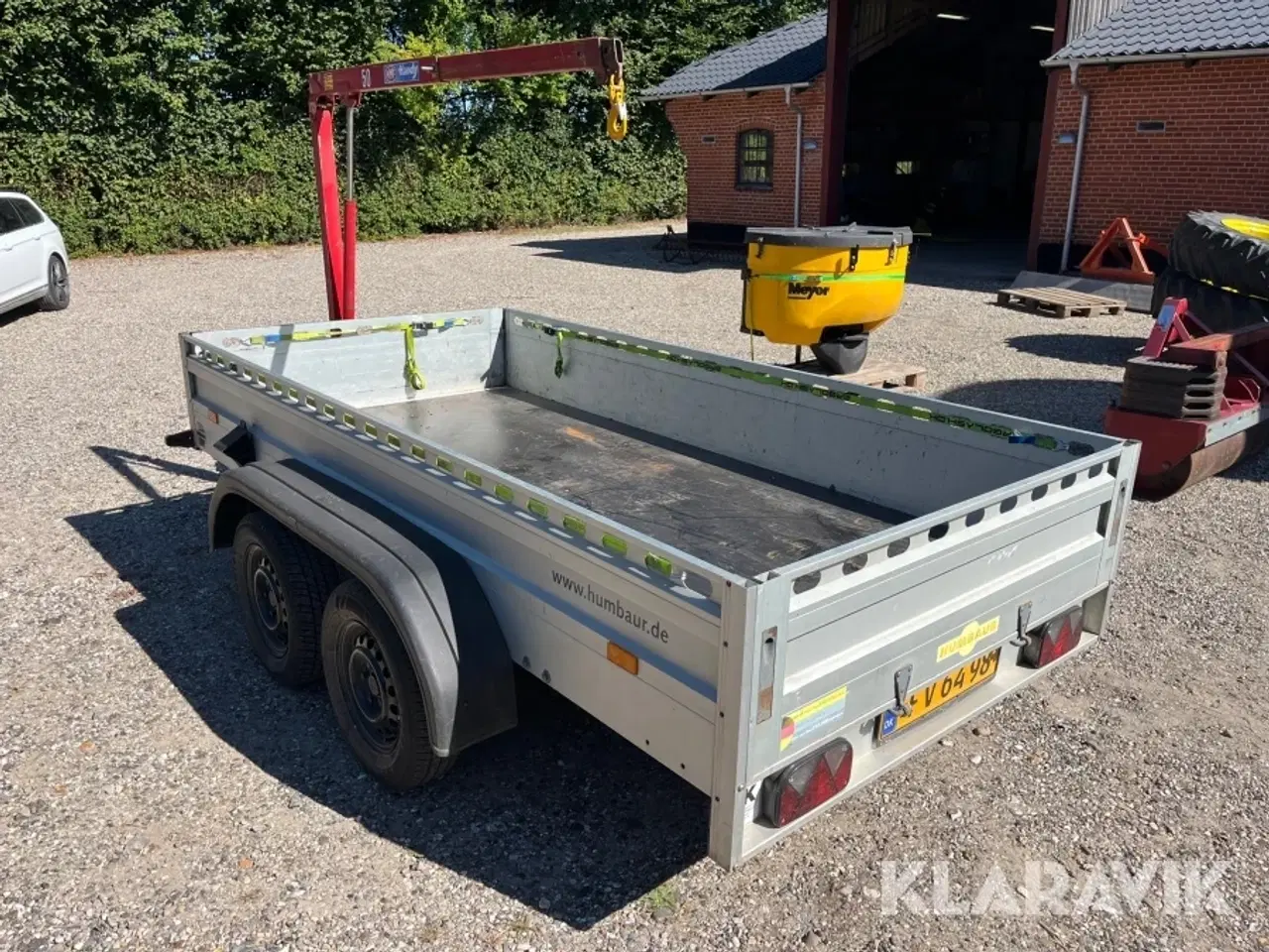 Billede 4 - Boogietrailer Humbaur 2000kg - med kran