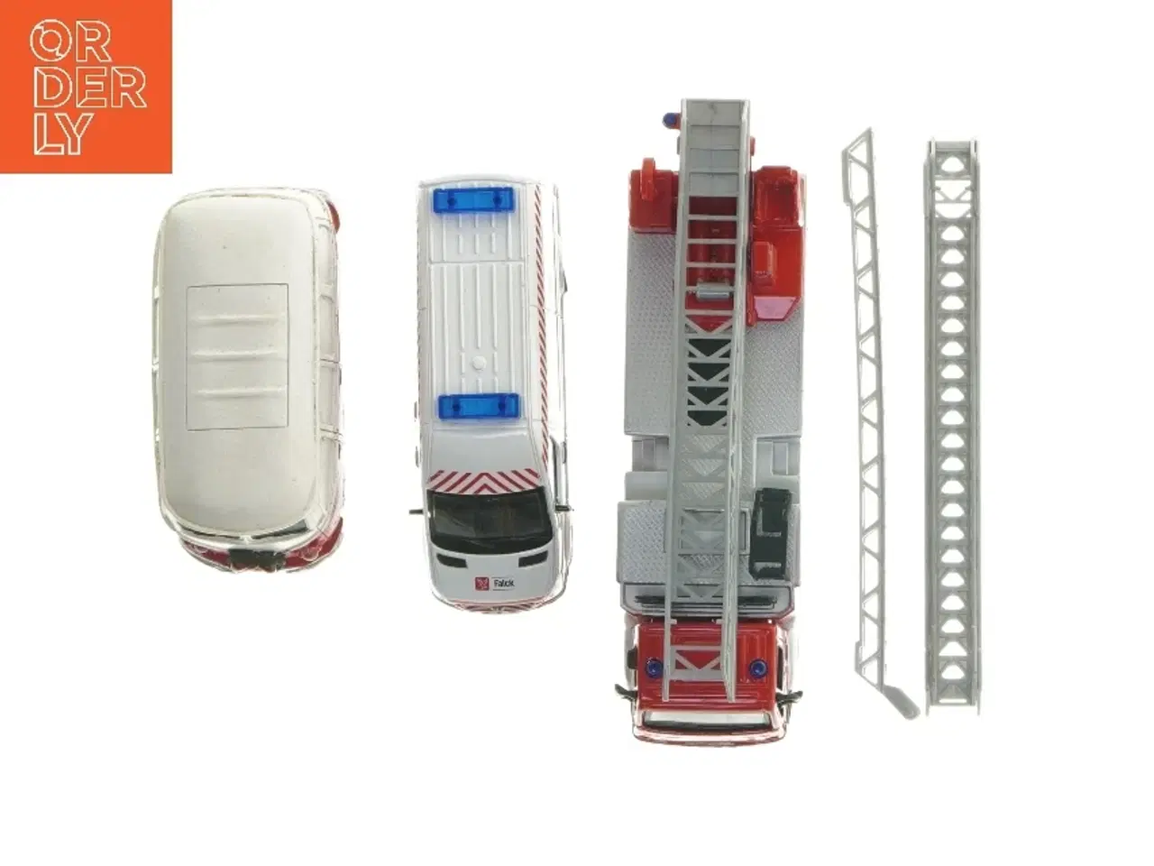 Billede 2 - Brandbilsmodel og redningsbiler (str. 11-18 cm)