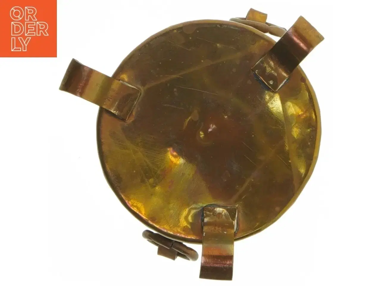 Billede 4 - Kobber plantekrukke med ben (str. Ø 11 cm)