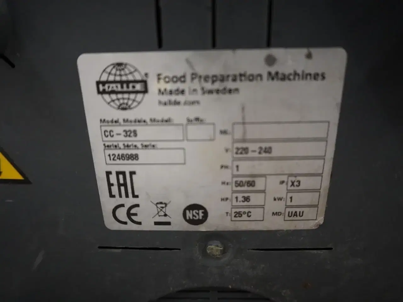 Billede 2 - Grøntsagsskærer HÄLDE CC-32S