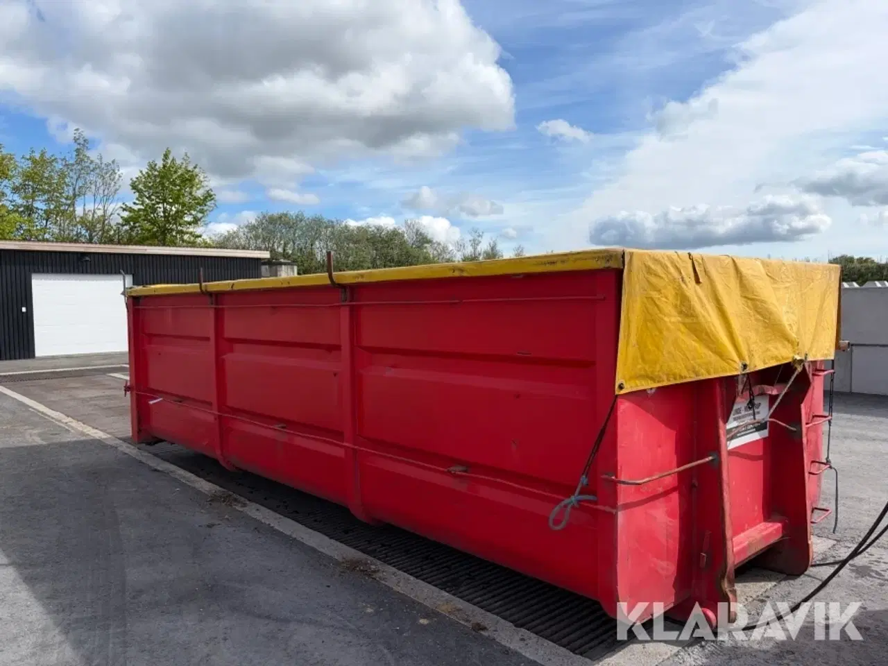 Billede 7 - Ladcontainer med rullepressening korntæt Micodan