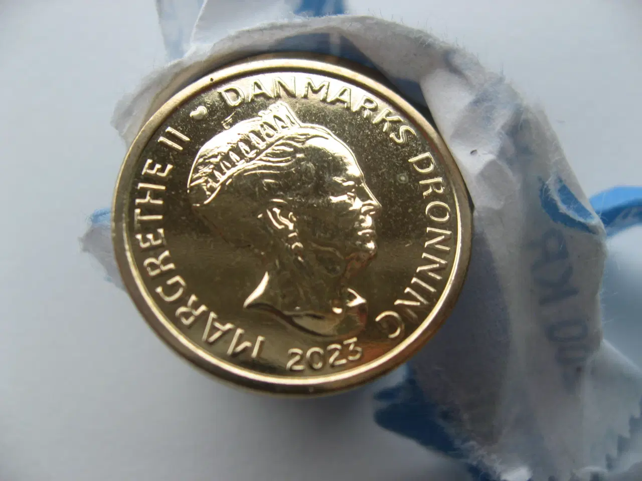 Billede 1 - Ucirkuleret/Ny 10 kr 2023 med Margrethes portræt