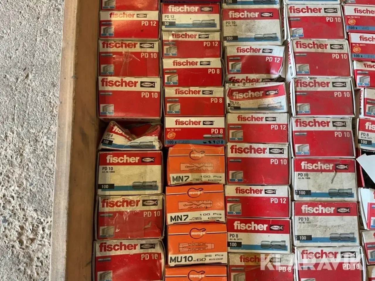 Billede 11 - Stort lot blandede rawlplugs Fischer - gibsplugs