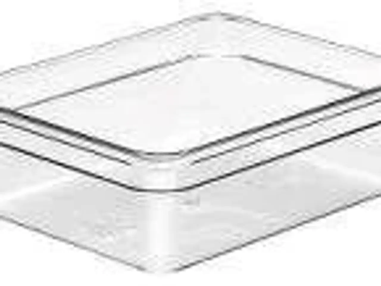 Billede 1 - 12 stk. Kantine 1/2 GN D100 mm klar Cambro