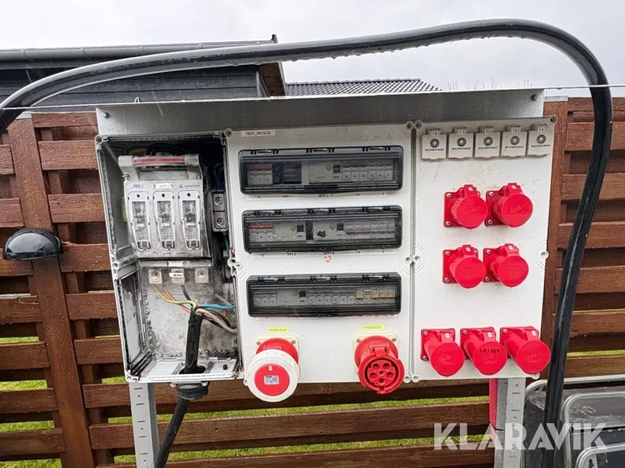 Billede 4 - Byggestrømtavle