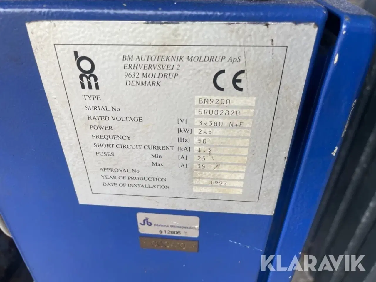 Billede 5 - Bremseprøve stand BM autoteknik BM9200