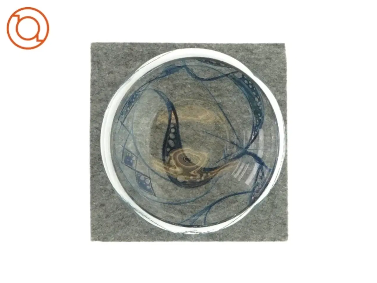 Billede 2 - Glas skål med mønster