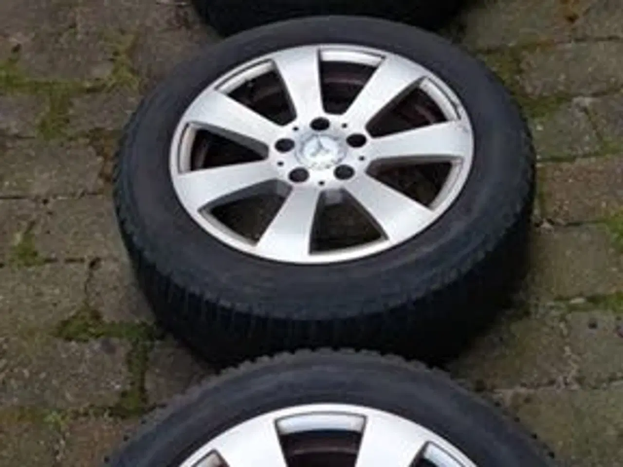 Billede 1 - Vinterdæk Mercedes på originale alufælge