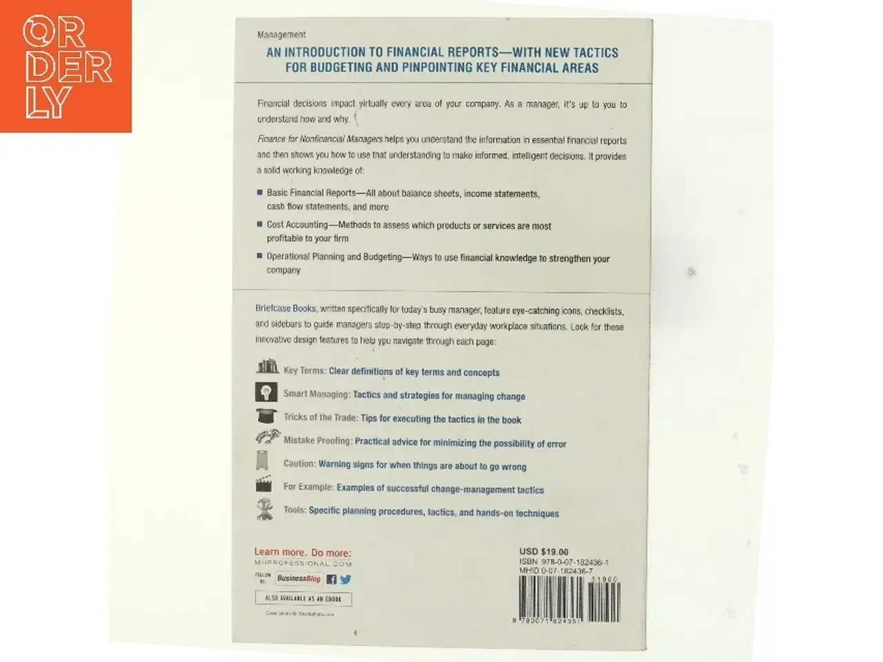 Billede 3 - Finance for nonfinancial managers af Gene Siciliano (Bog)