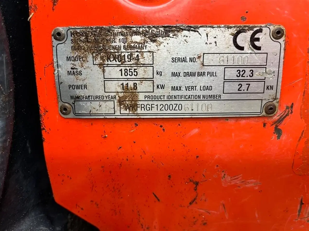 Billede 6 - Kubota KX019-4 mekanisk mh30 fæste