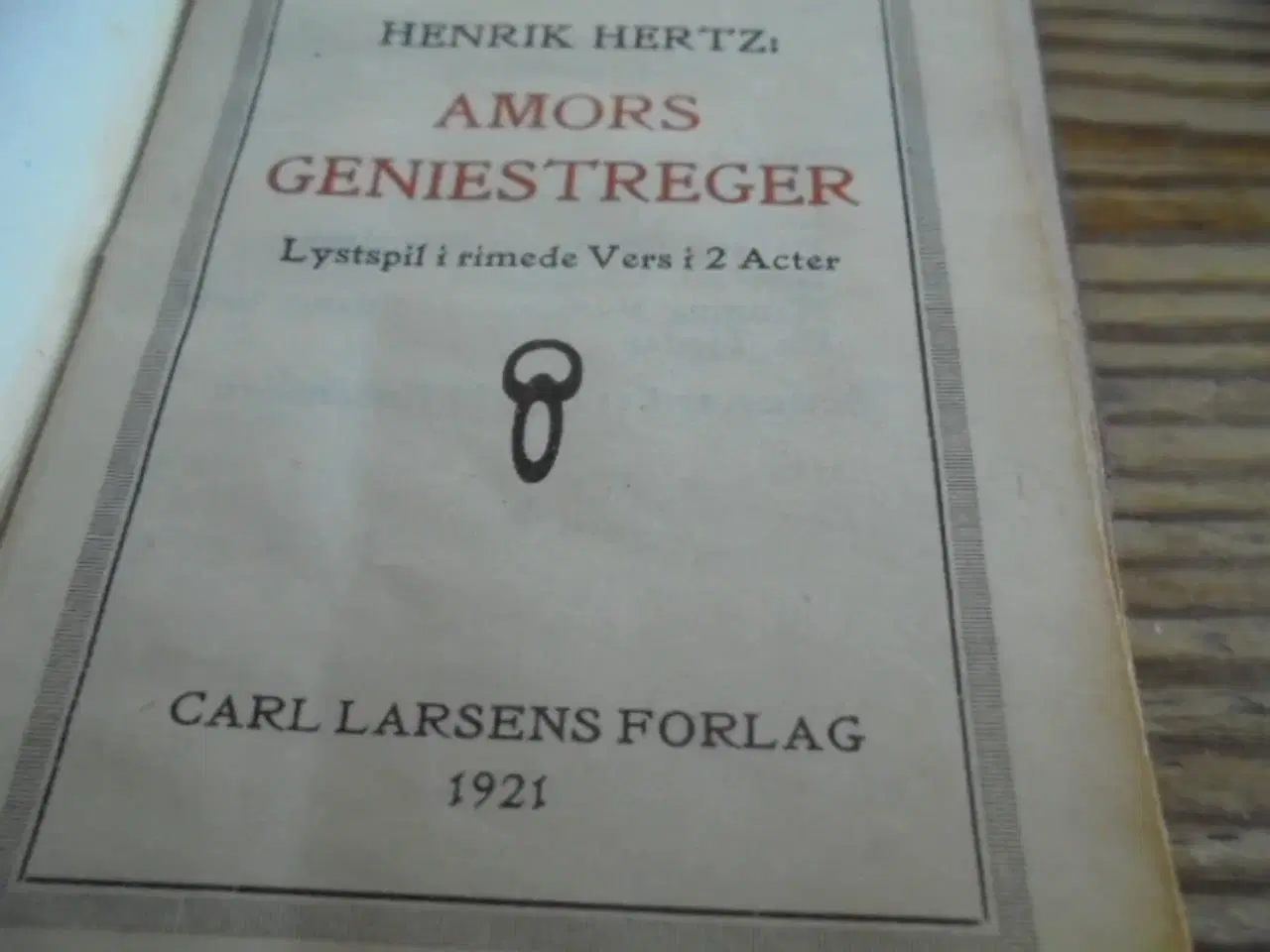 Billede 2 - Lillebitte bog fra 1921: Amors Genistreger  