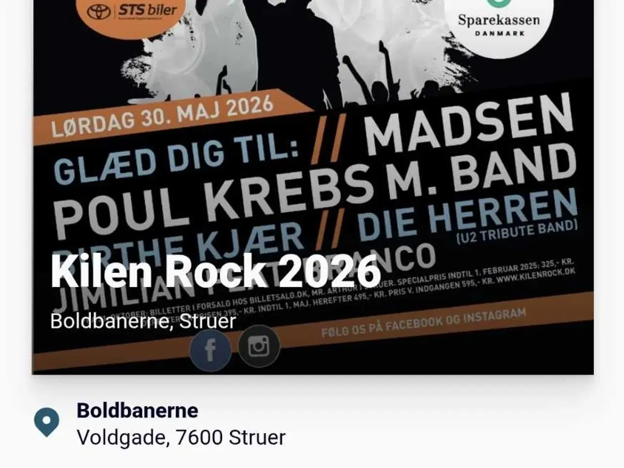 Billede 1 - Kilen Rock 2026