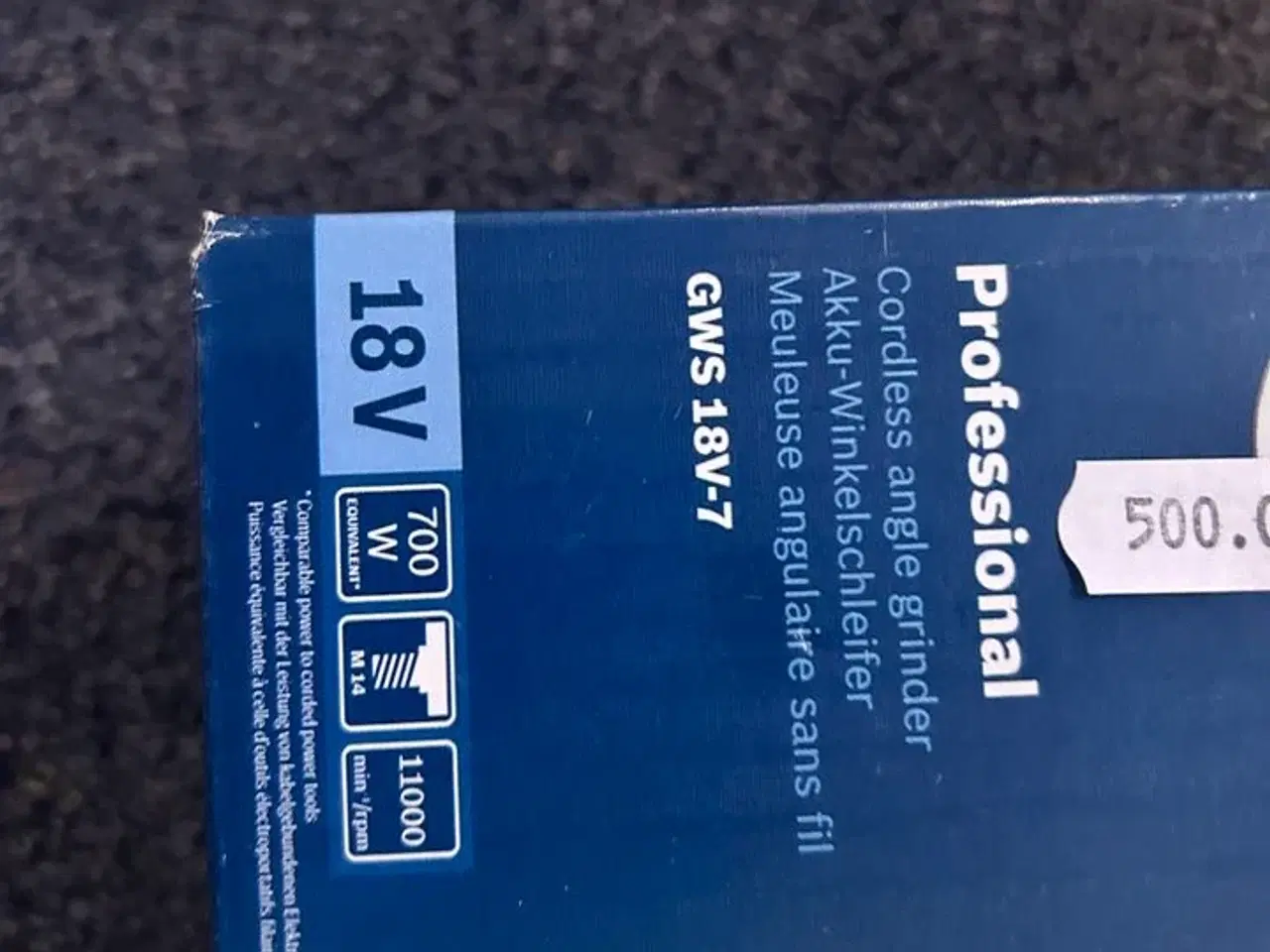 Billede 3 - Vinkelsliber BOSCH GWS 18V-7