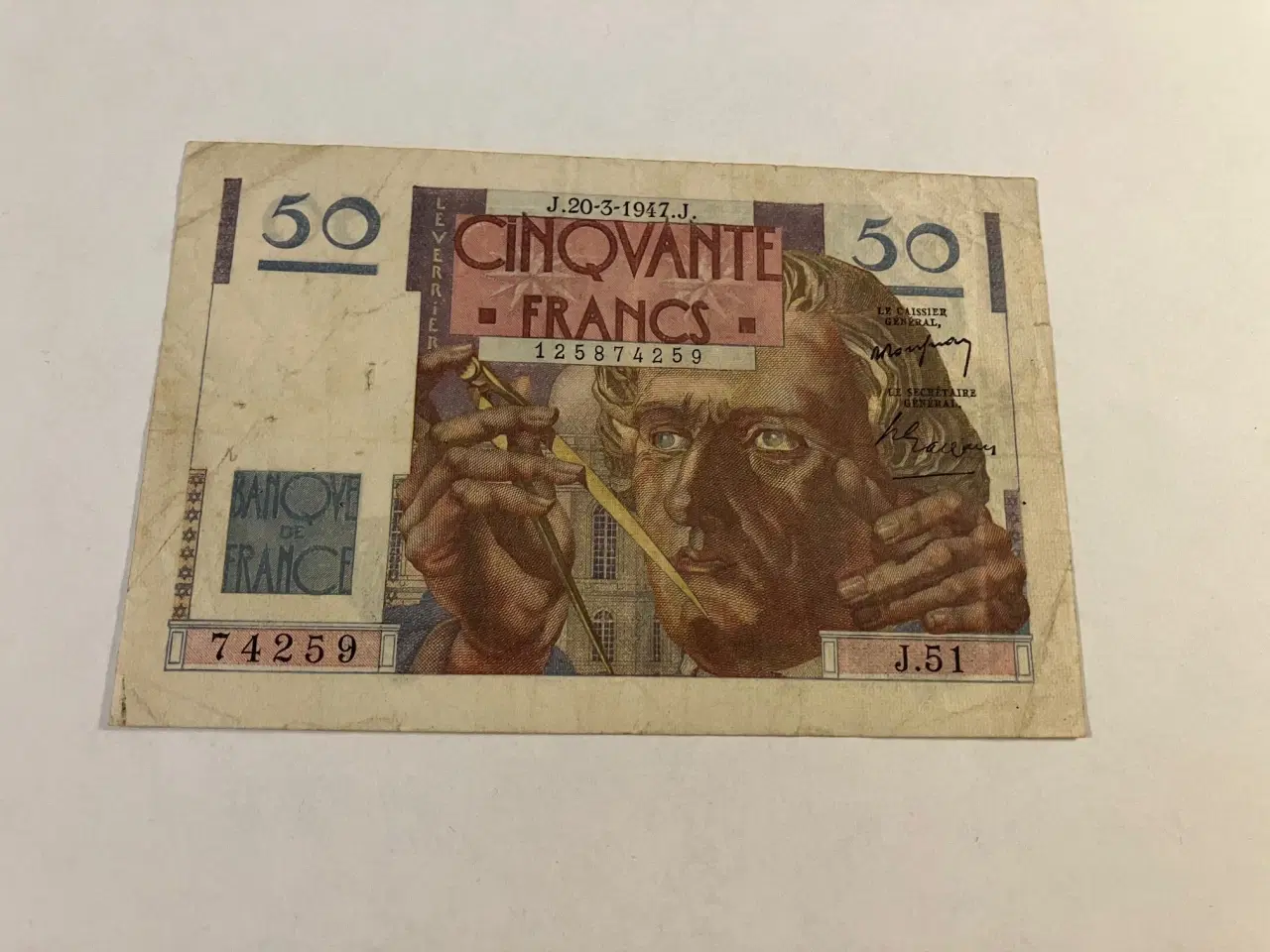 Billede 1 - 50 Francs 1947 France