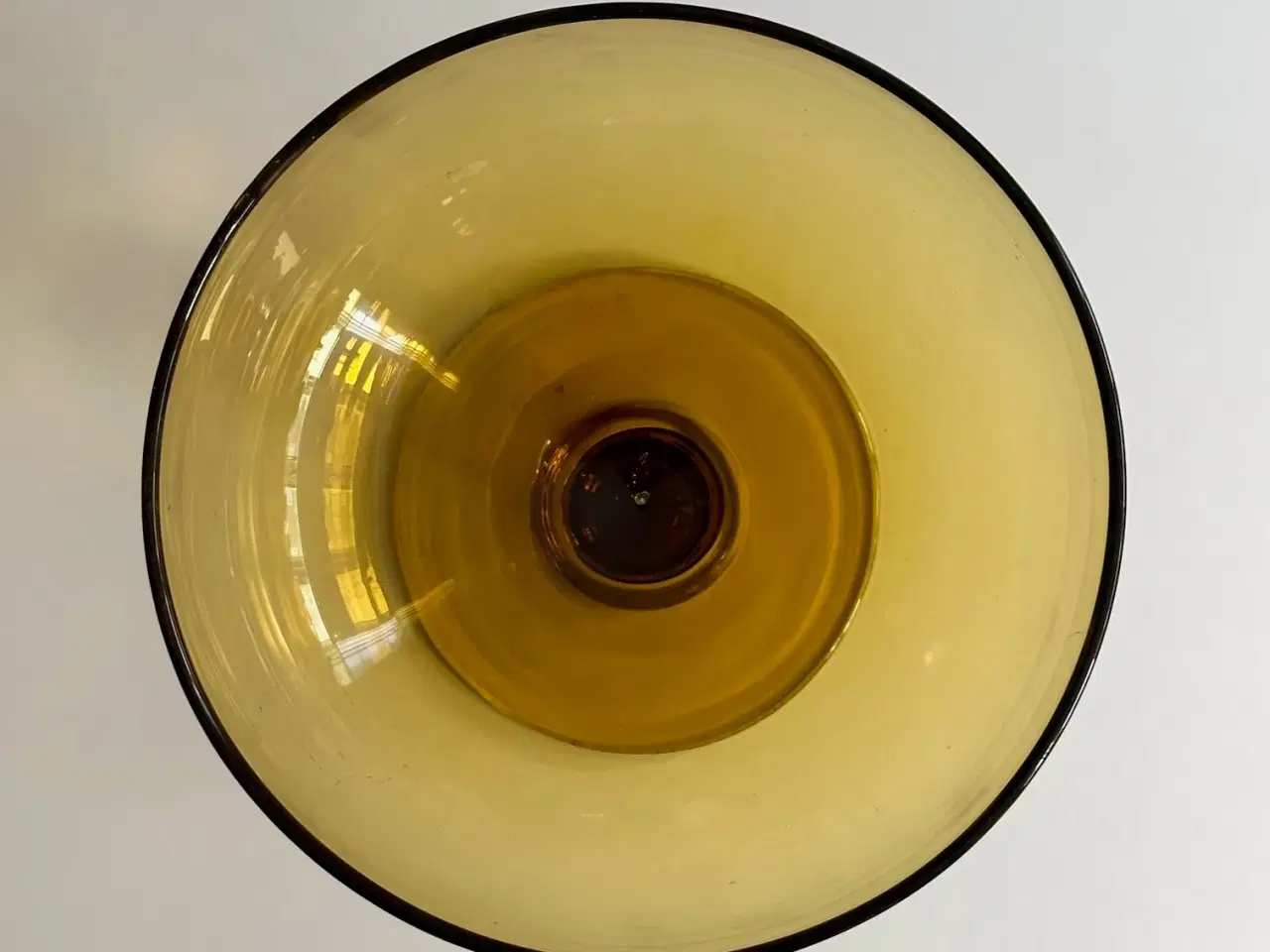 Billede 6 - Opsats, gult glas