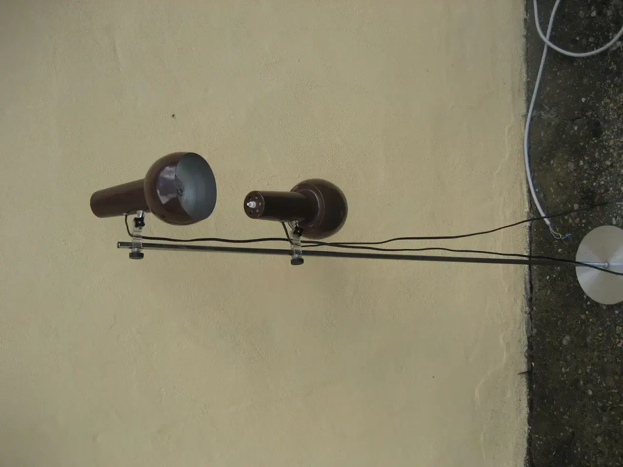 Billede 1 - retro dobbelt stander lampe