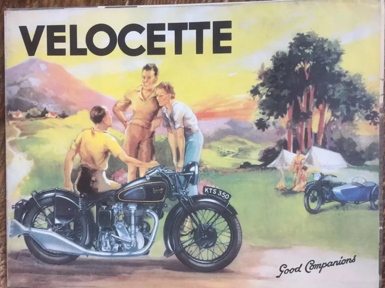 Billede 1 - VELOCETTE - org. salgsbrochure - 1933/36