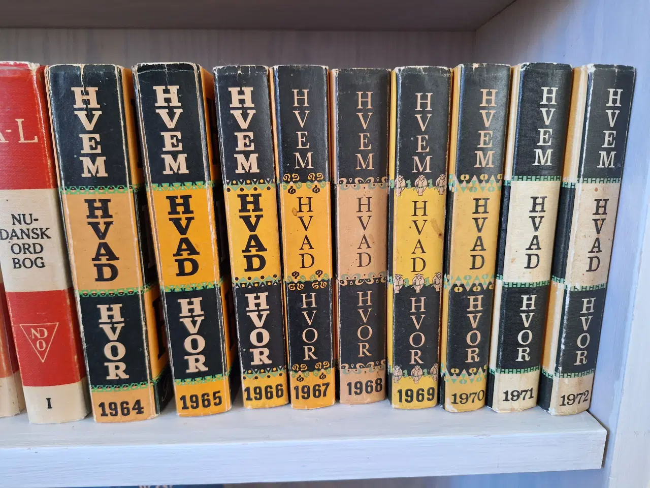 Billede 1 - Årbøger Hvem Hvad Hvor 1964 - 1972