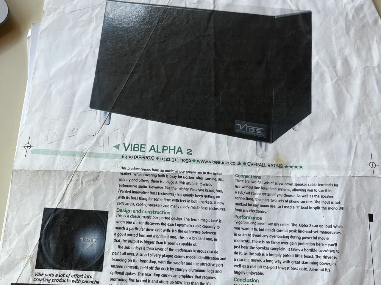Billede 3 - Subwoofer Vibe Alpha 2 