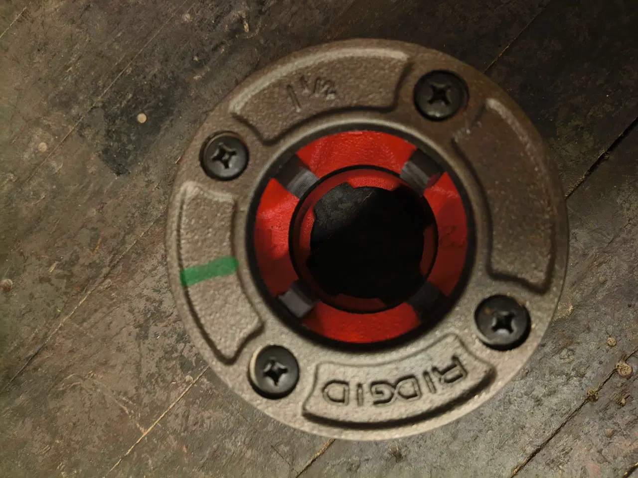 Billede 3 - 1 1/2 rigid gevind skærehoved 