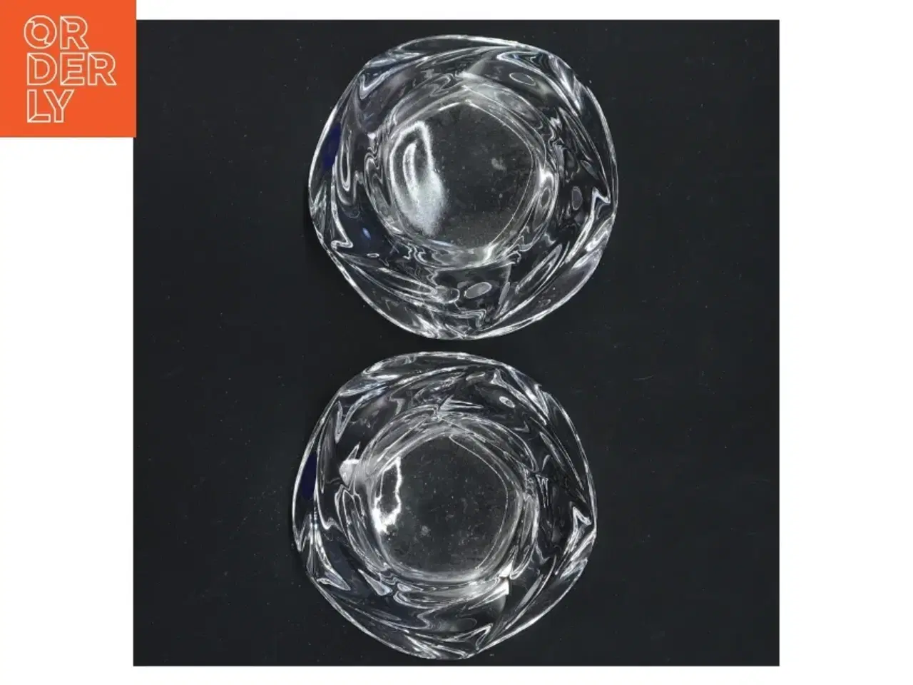 Billede 3 - Glas fyrfadsstager fra Royal Copenhagen (str. 6 cm)