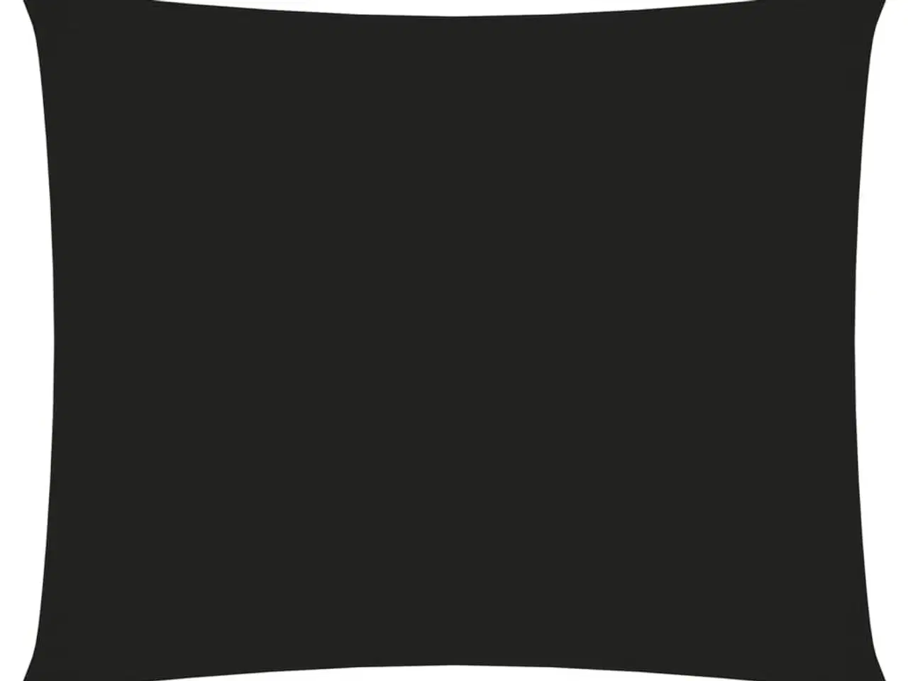 Billede 1 - Solsejl 2,5x3,5 m rektangulær oxfordstof sort