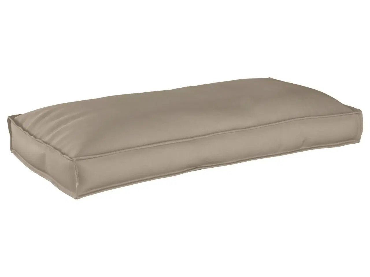 Billede 1 - Pallepude til Sæde/Rygpude Gråbrun 120x60x12 cm Oxford Stof
