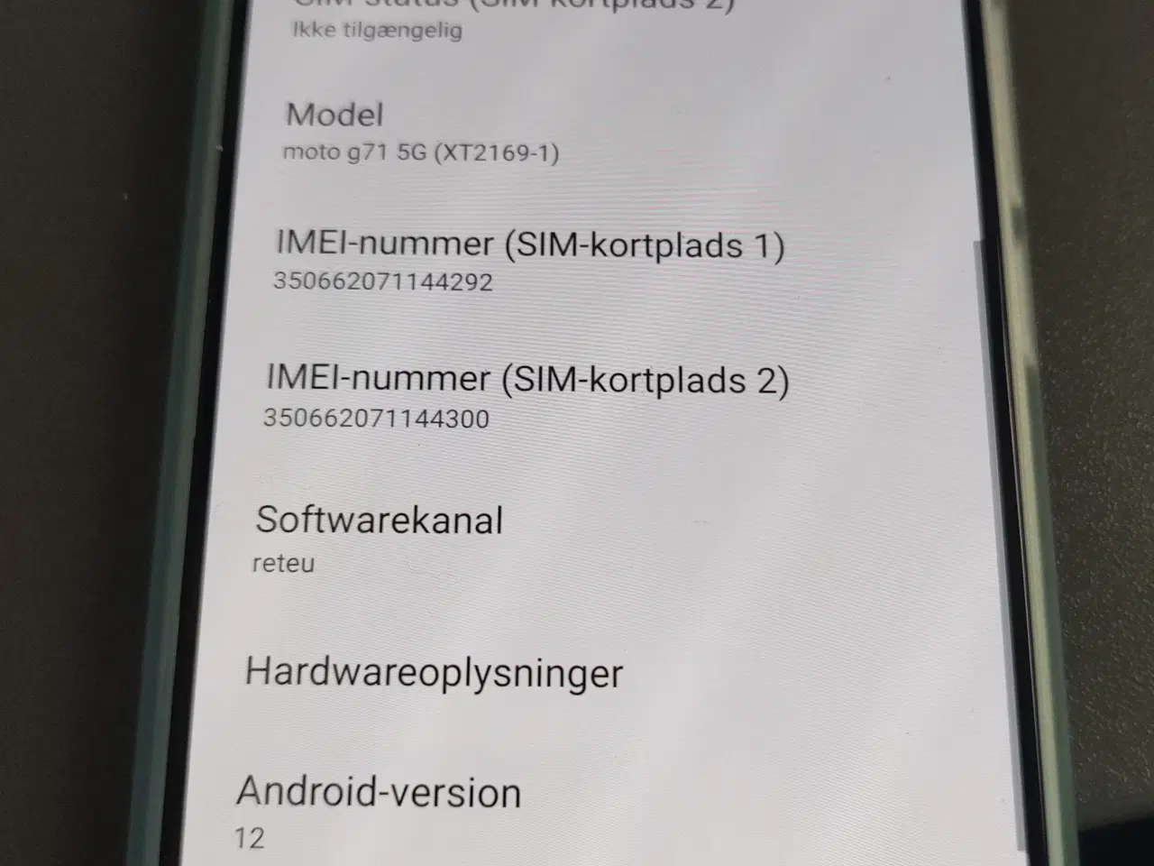 Billede 2 - Moto G71 5G mobil telefon sælges