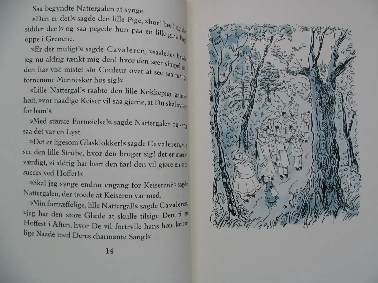 Billede 3 - H.C. Andersen. Nattergalen, fra 1941