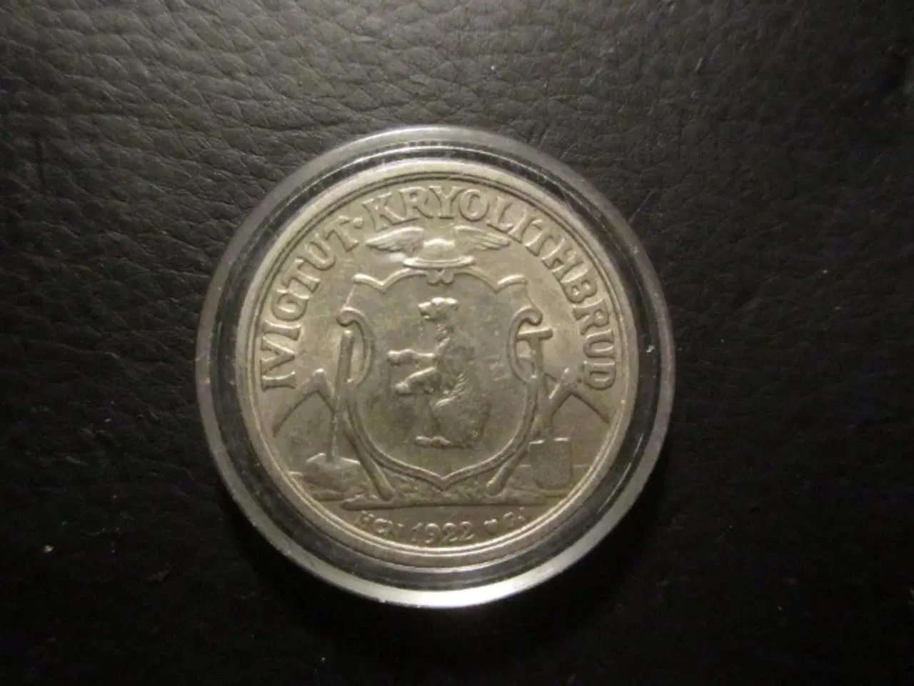 Billede 1 - Grønland 10 kr 1922 Kryolith flot