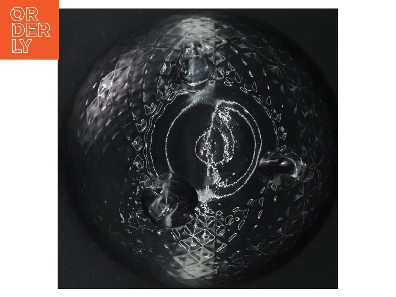 Billede 2 - Glasskål med bobleeffekt (str. Ø. 18,5 cm)