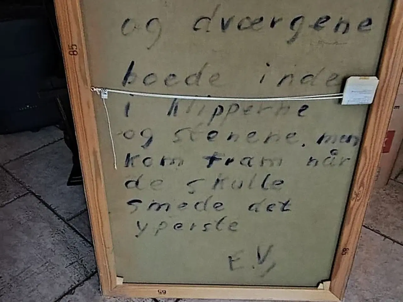 Billede 4 - Maleri SIGN. E. V. (ERIK VITCETZ)