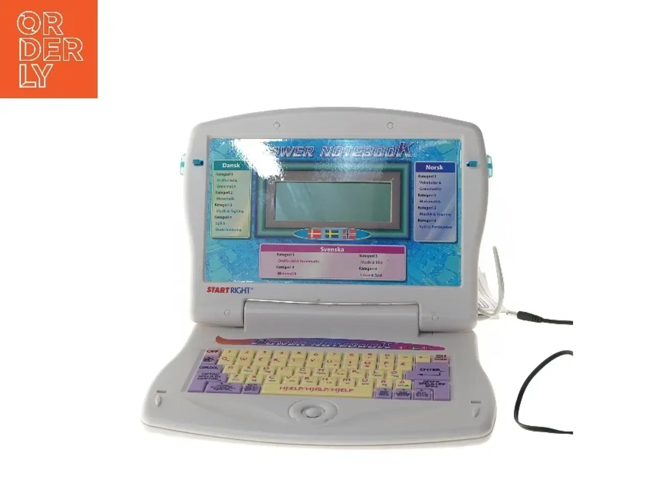 Billede 5 - Power Notebook legetøjscomputer fra Startright (str. 28x19,5 cm)