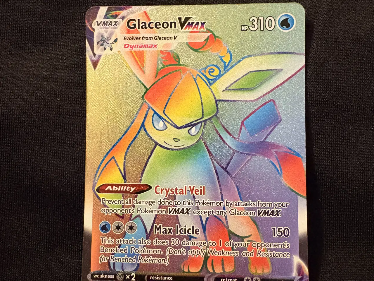 Billede 1 - Pokemon Glaceon Vmax - 208/203 Evolving Skies Rain