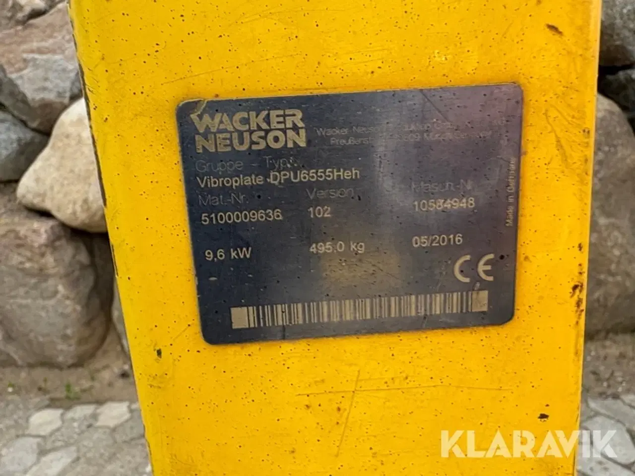 Billede 5 - Pladevibrator Wacker Neuson DPU 6555 Heh