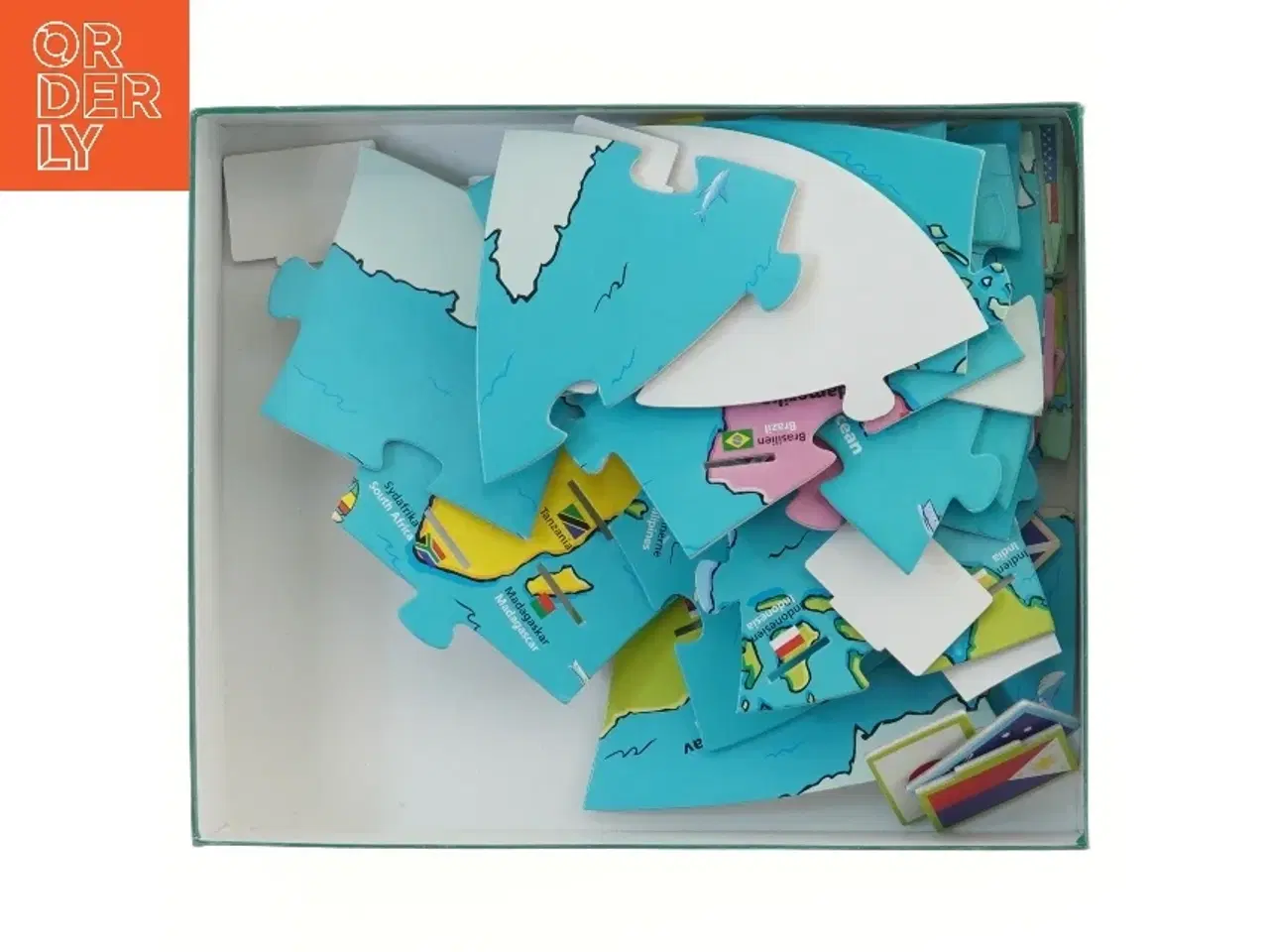 Billede 2 - Verdens flag puslespil fra Tiger (15 + 30 brikker))