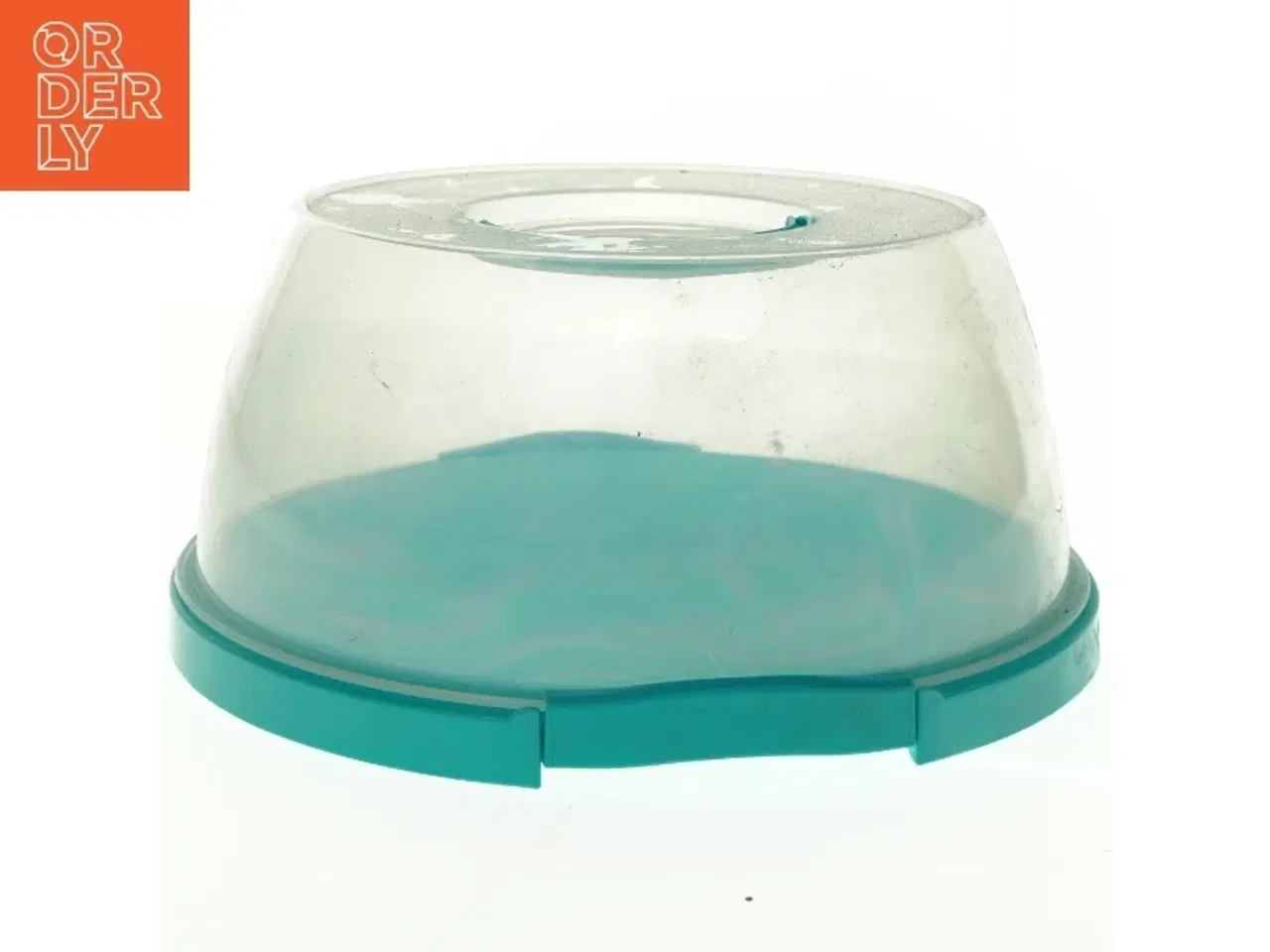 Billede 1 - Plastbøtte - kage-transport-beholder (str. Diameter, 32 cm 15 cm)