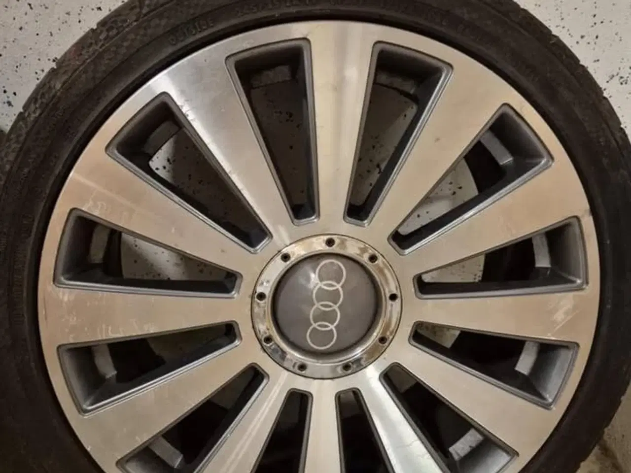 Billede 2 - AUDI fælge 5x112 R19 ET42 god dæk til to sæsoner